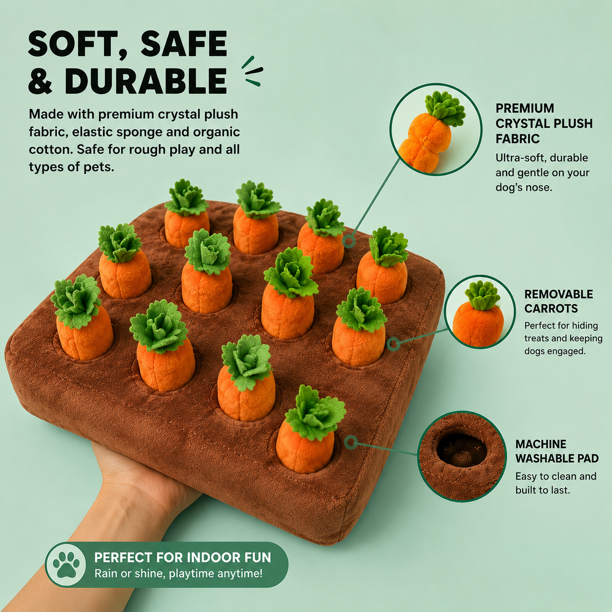 Carrot Sniff Mat